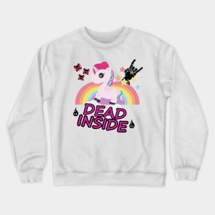 Morbid Humor T-Shirt | Funny Unicorn I'm Dead Inside Shirt Crewneck Sweatshirt